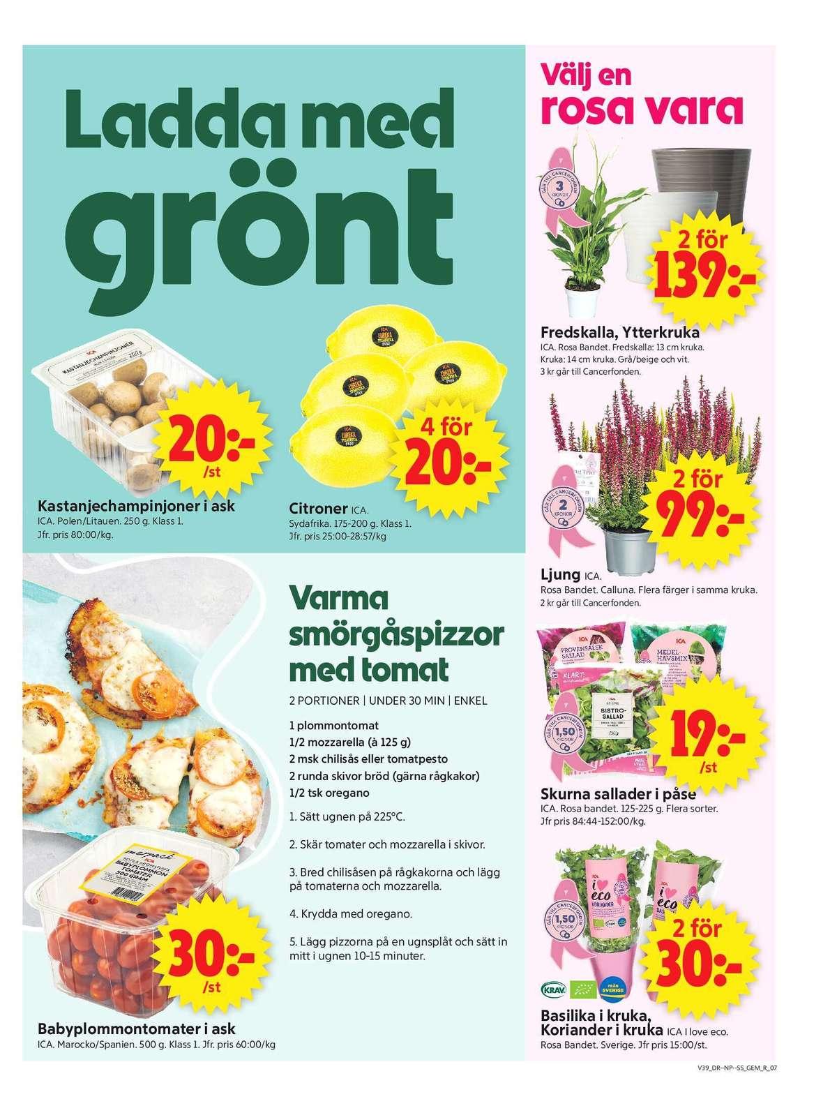 ICA Supermarket reklamblad nästa vecka sida 9