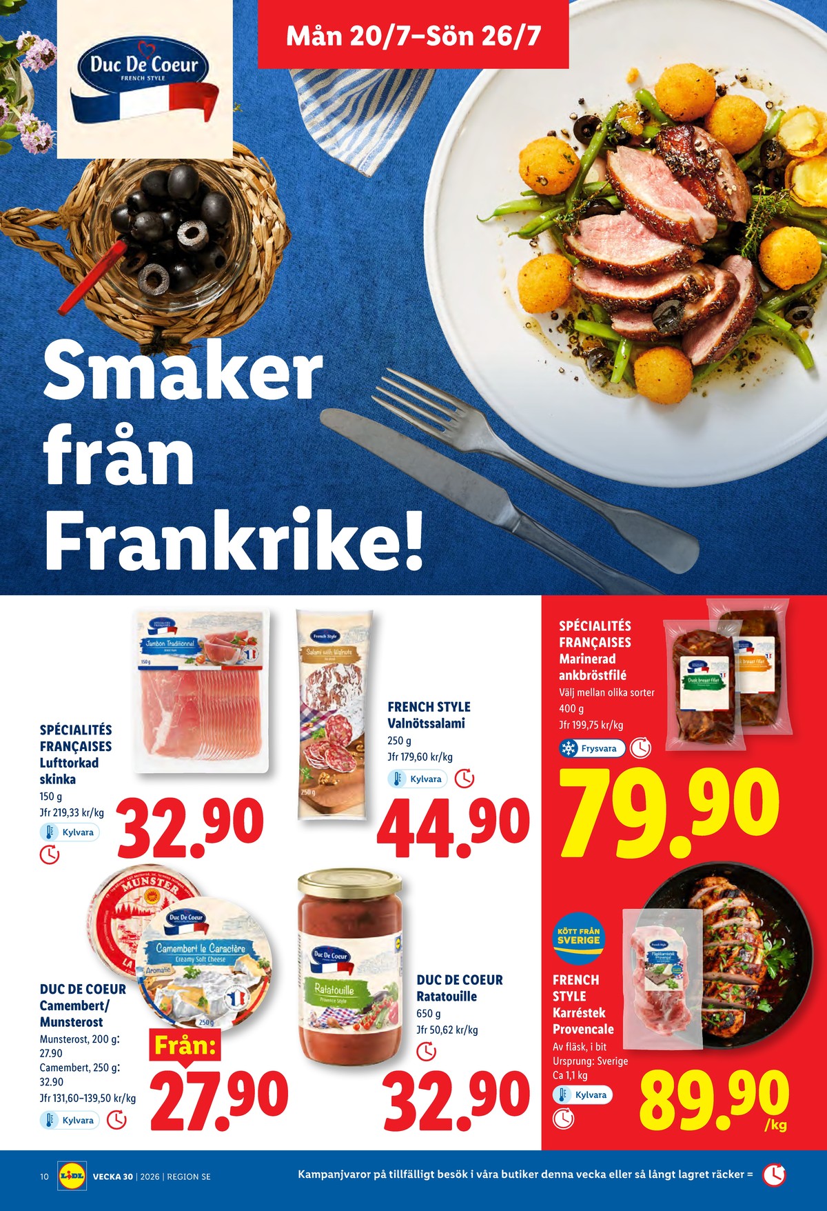 Butiker Lidl reklamblad och erbjudanden gäller till 26.7.2026 sida 10 Lidl reklamblad sida 10