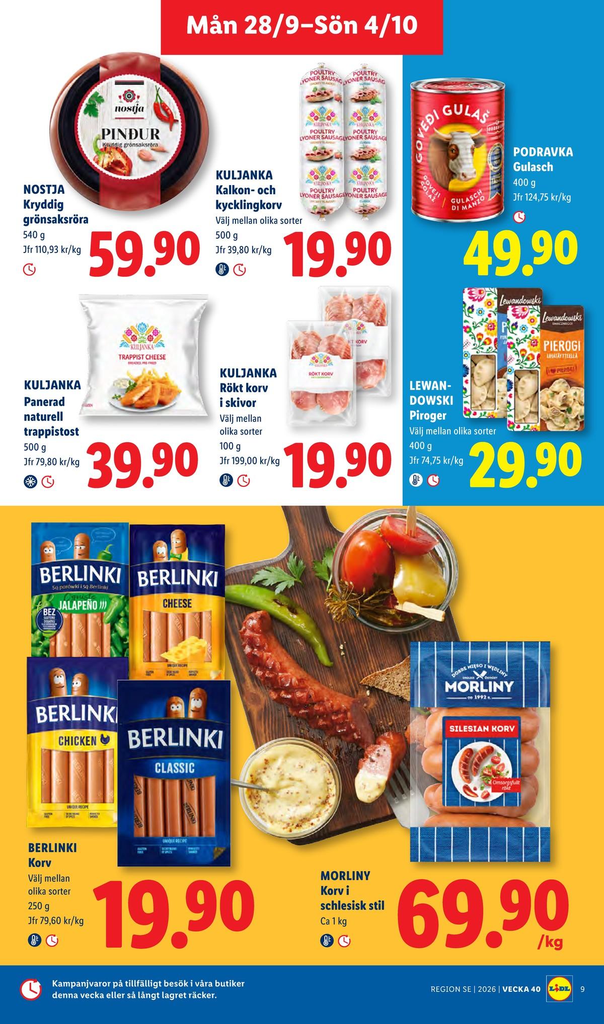 Lidl erbjudanden nästa vecka sida 10