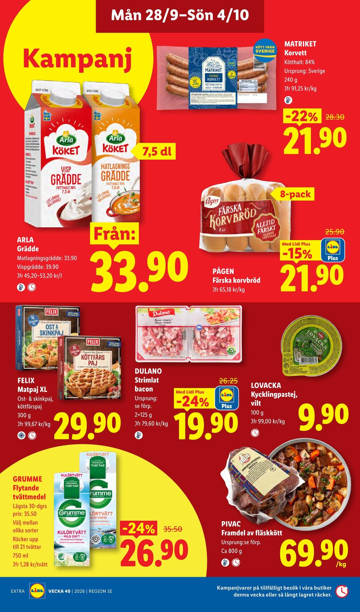 Lidl erbjudanden nästa vecka sida 14