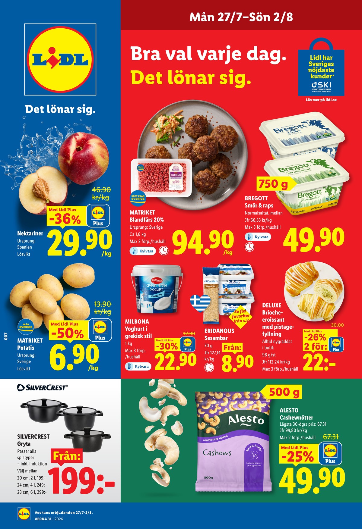 Lidl reklamblad nästa vecka sida 1