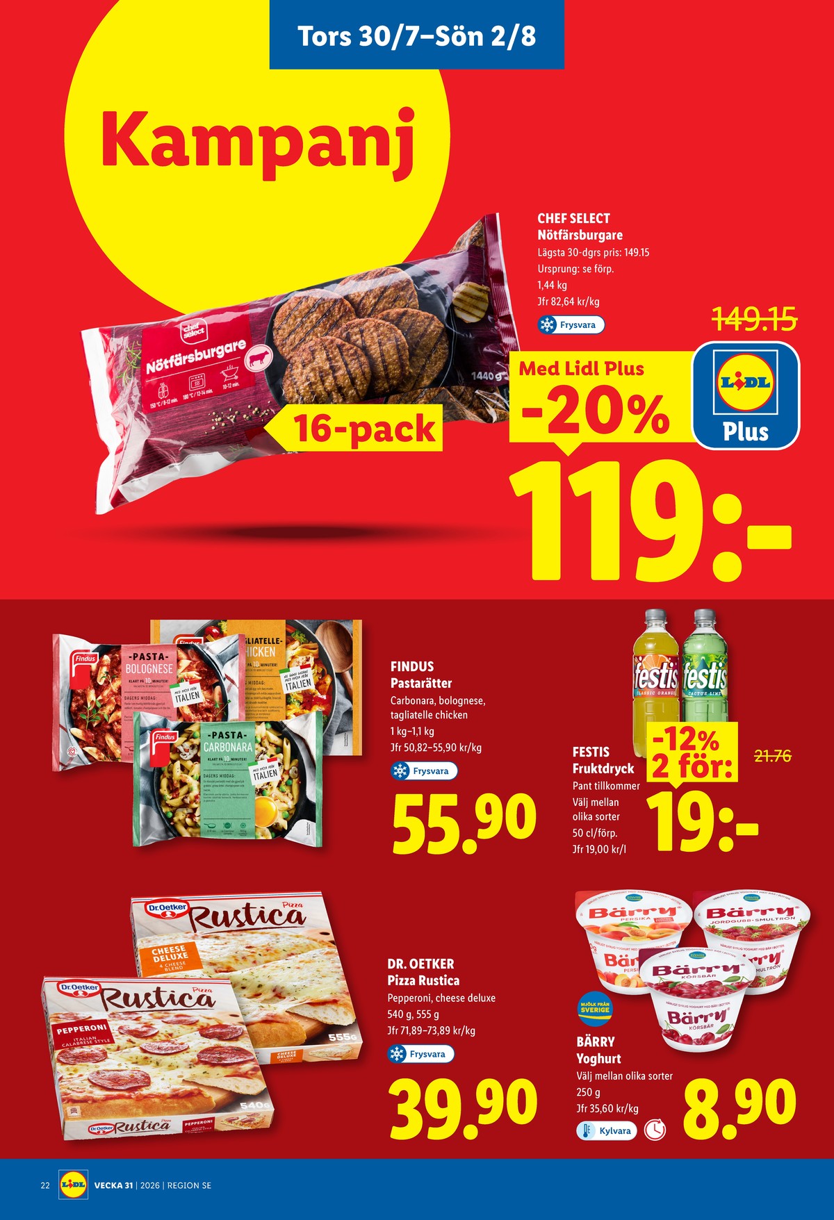 Lidl reklamblad nästa vecka sida 25