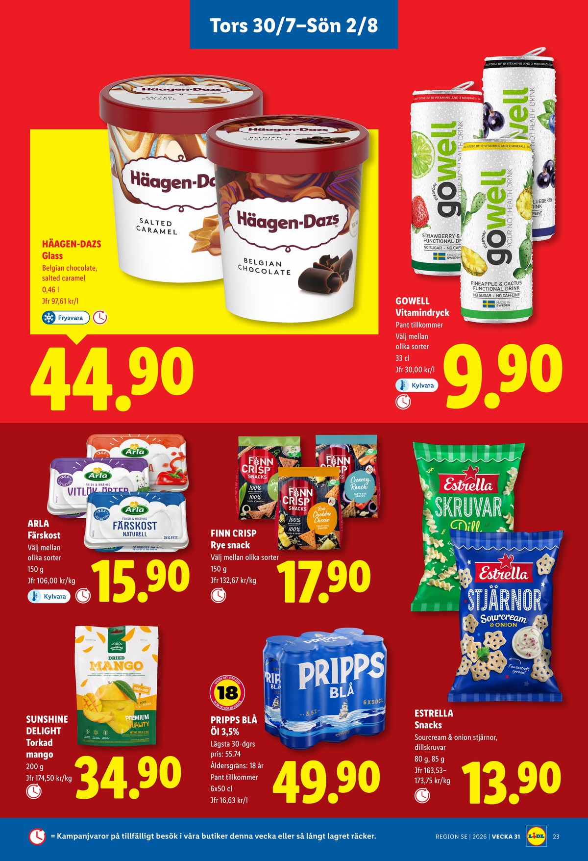 Lidl reklamblad nästa vecka sida 26
