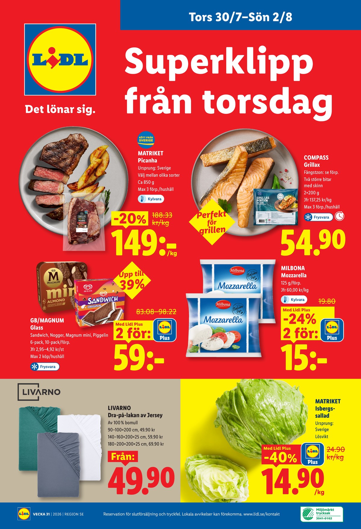 Lidl reklamblad nästa vecka sida 28