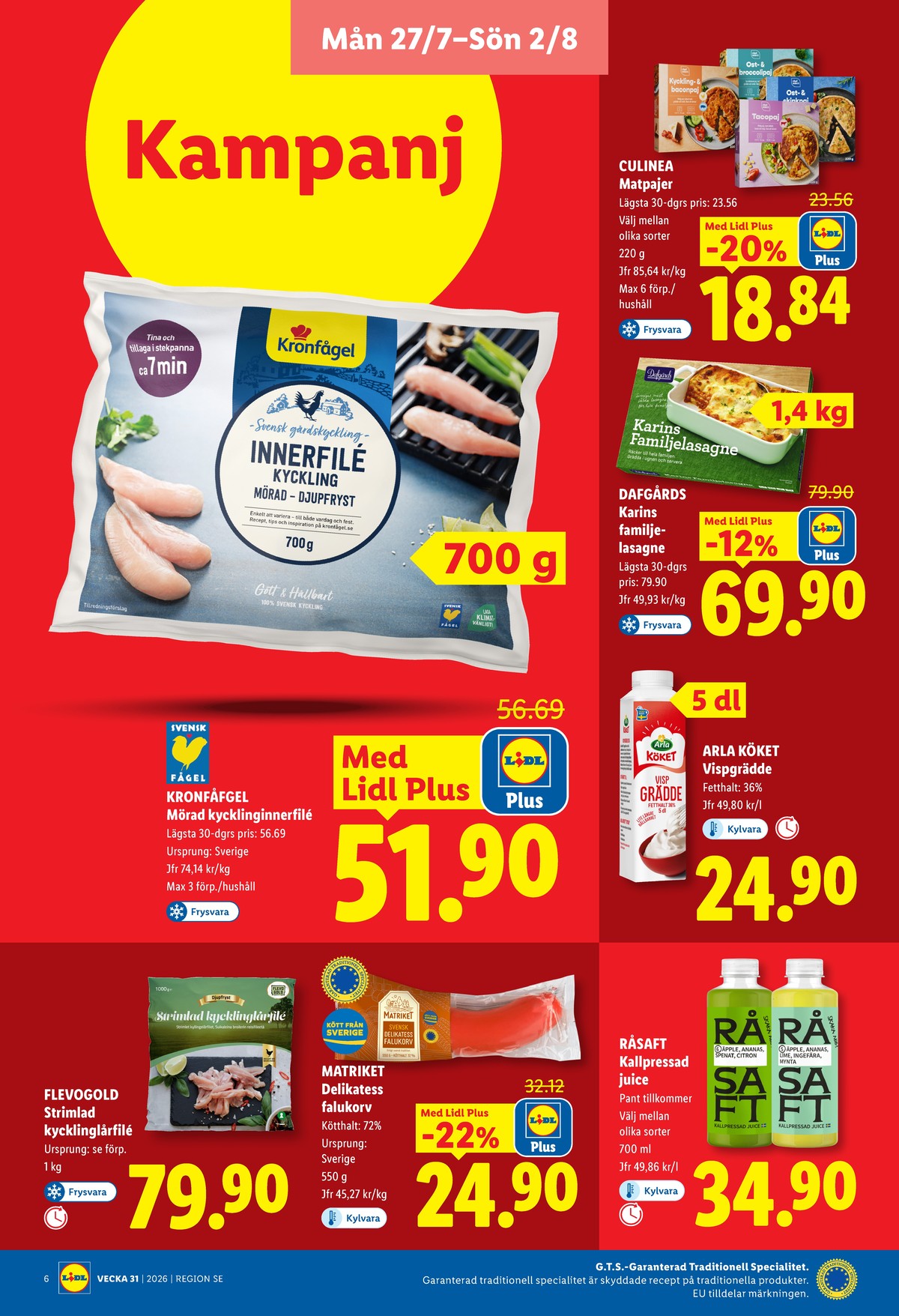 Lidl reklamblad nästa vecka sida 6