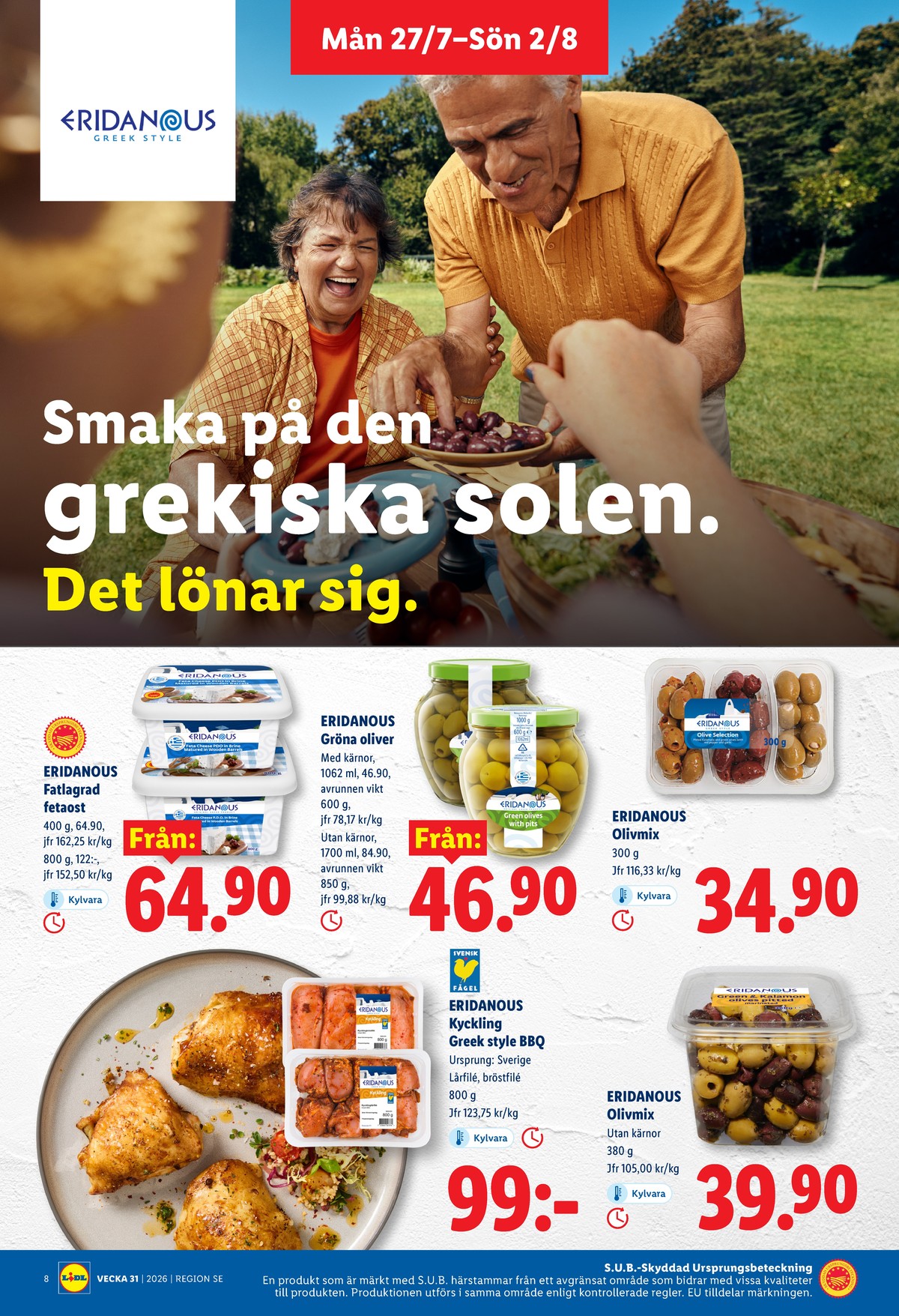 Lidl reklamblad nästa vecka sida 8