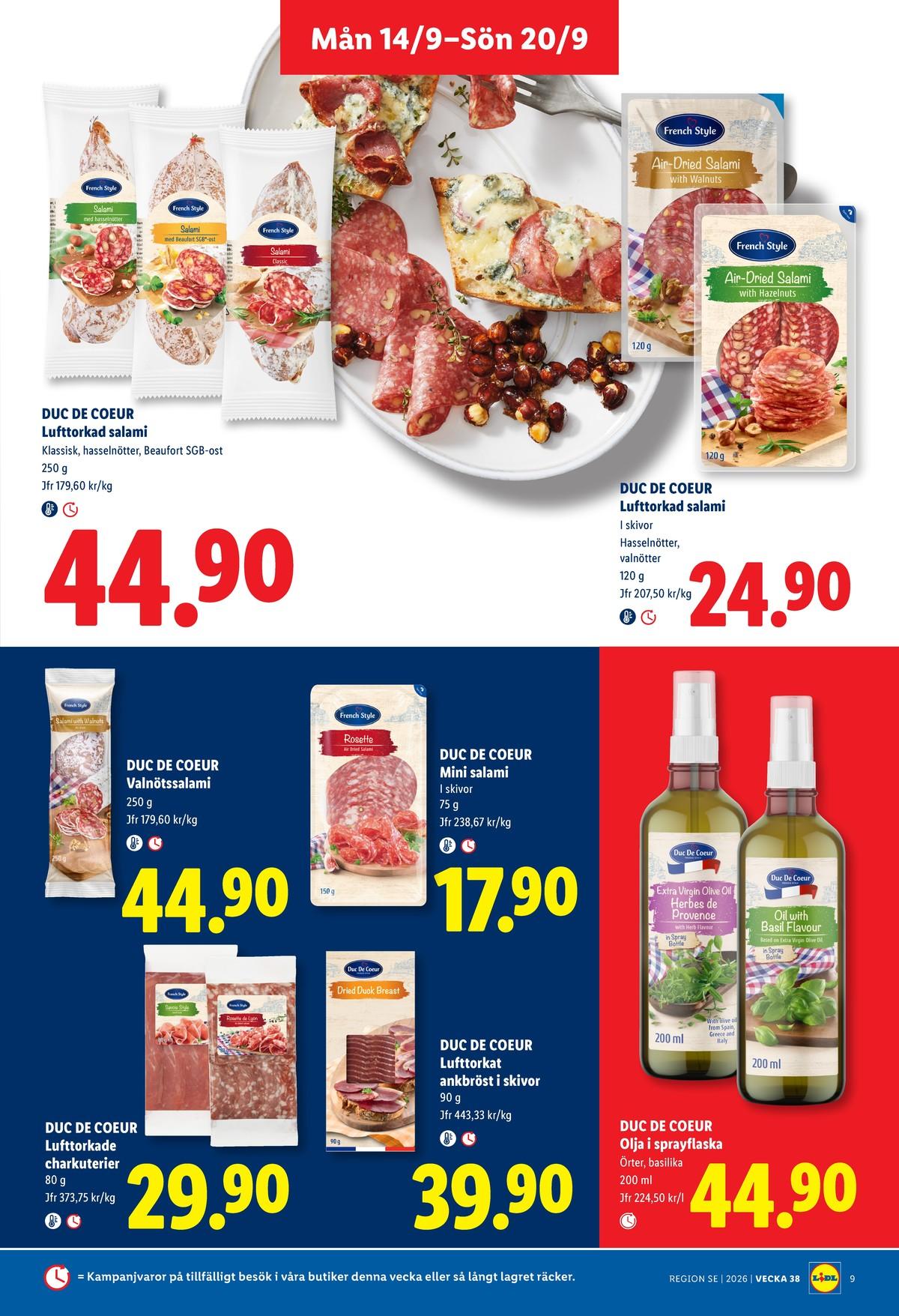 Butiker Lidl reklamblad och erbjudanden gäller till 20.9.2026 sida 10 Lidl reklamblad sida 10