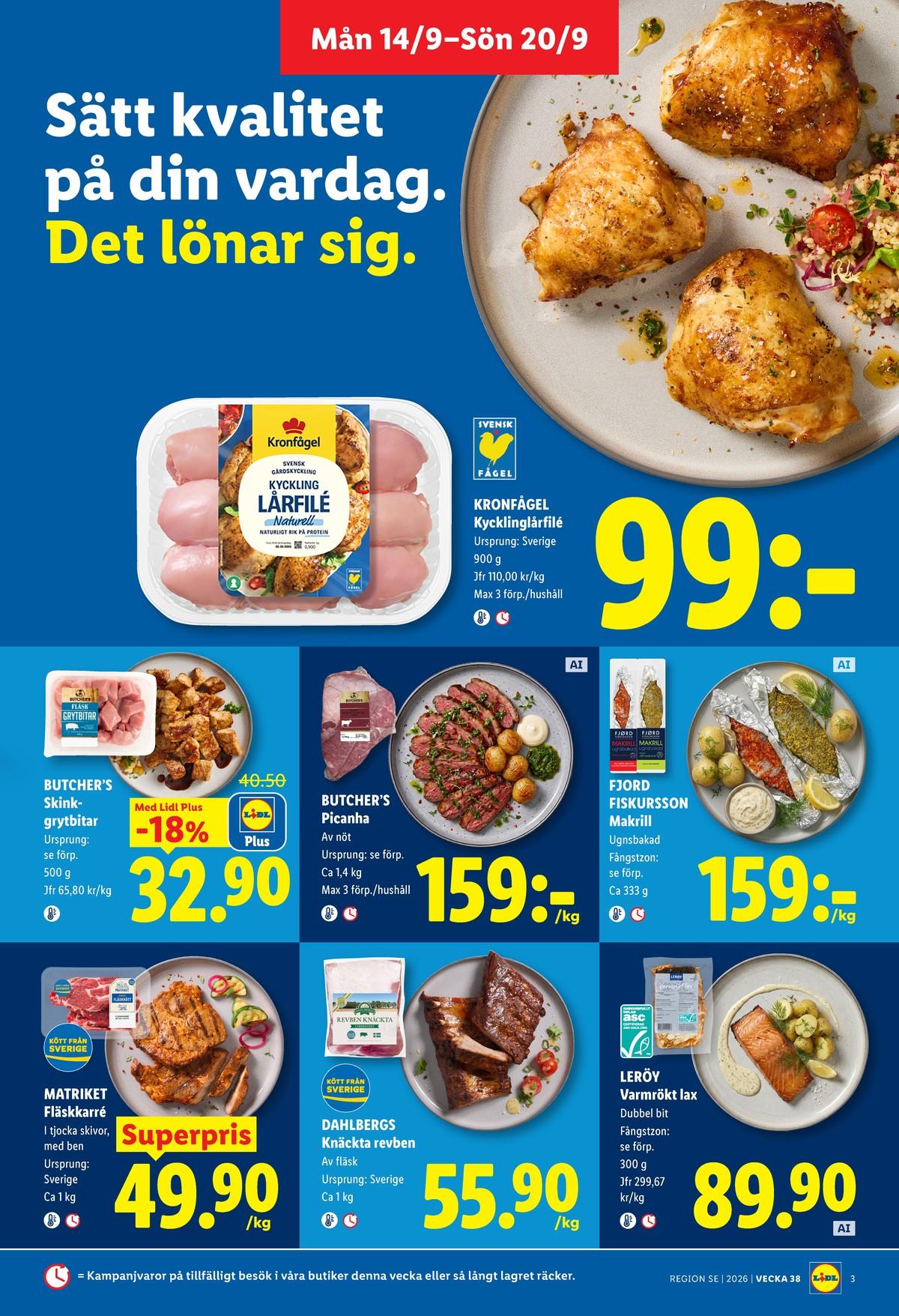 Lidl reklamblad sida 3