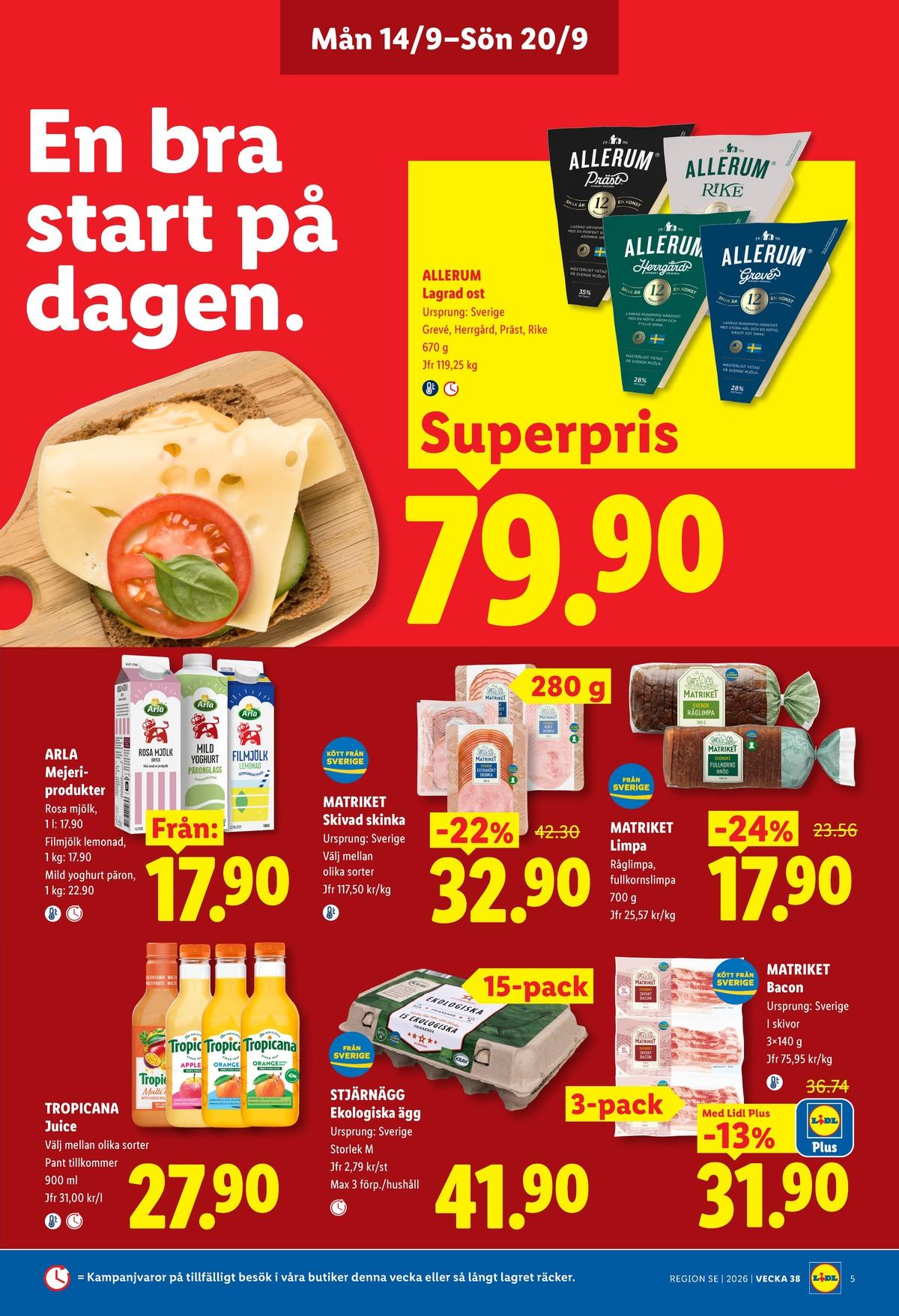 Butiker Lidl reklamblad och erbjudanden gäller till 20.9.2026 sida 6 Lidl reklamblad sida 6