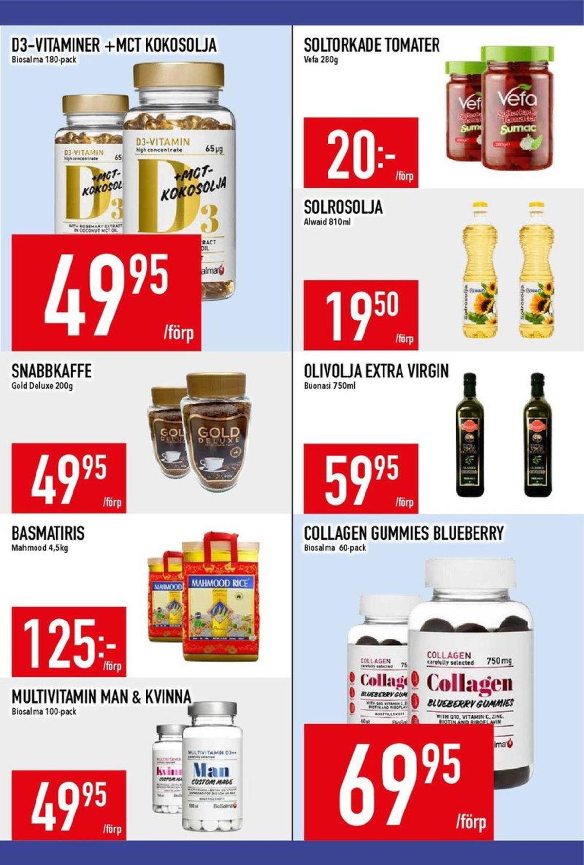 Butik MatDax veckans erbjudanden gäller till 4.10.2026 sida 19 MatDax reklamblad sida 19