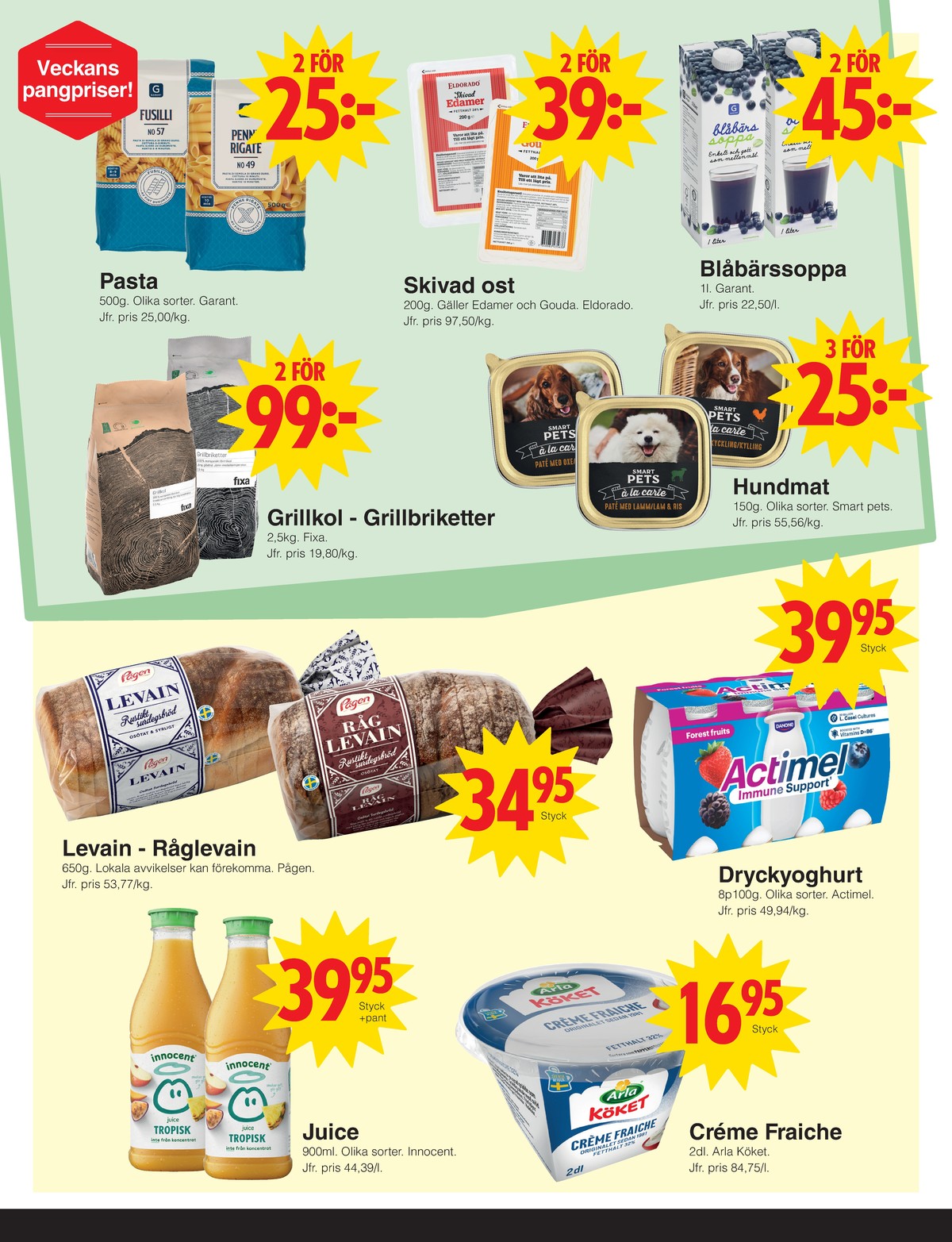 Matöppet reklamblad sida 2