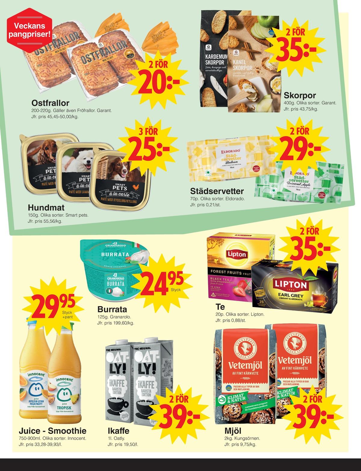 Matöppet reklamblad sida 2
