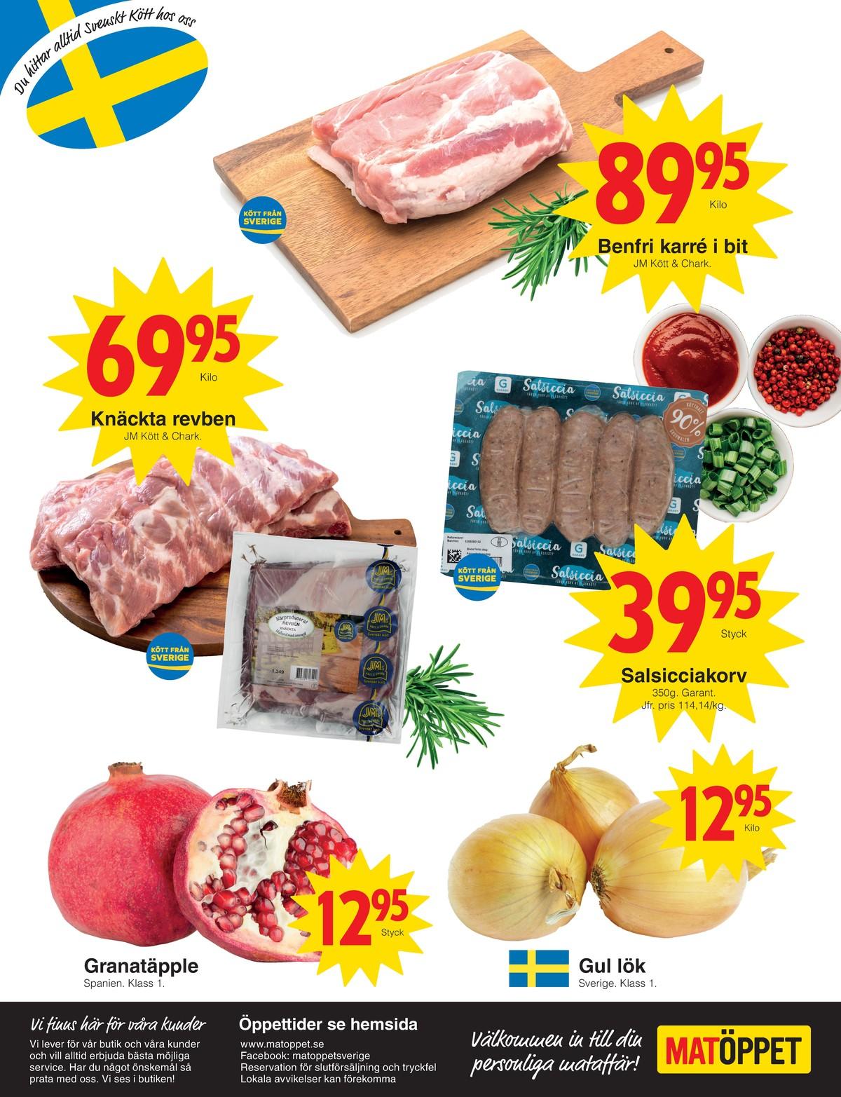 Matöppet reklamblad sida 5