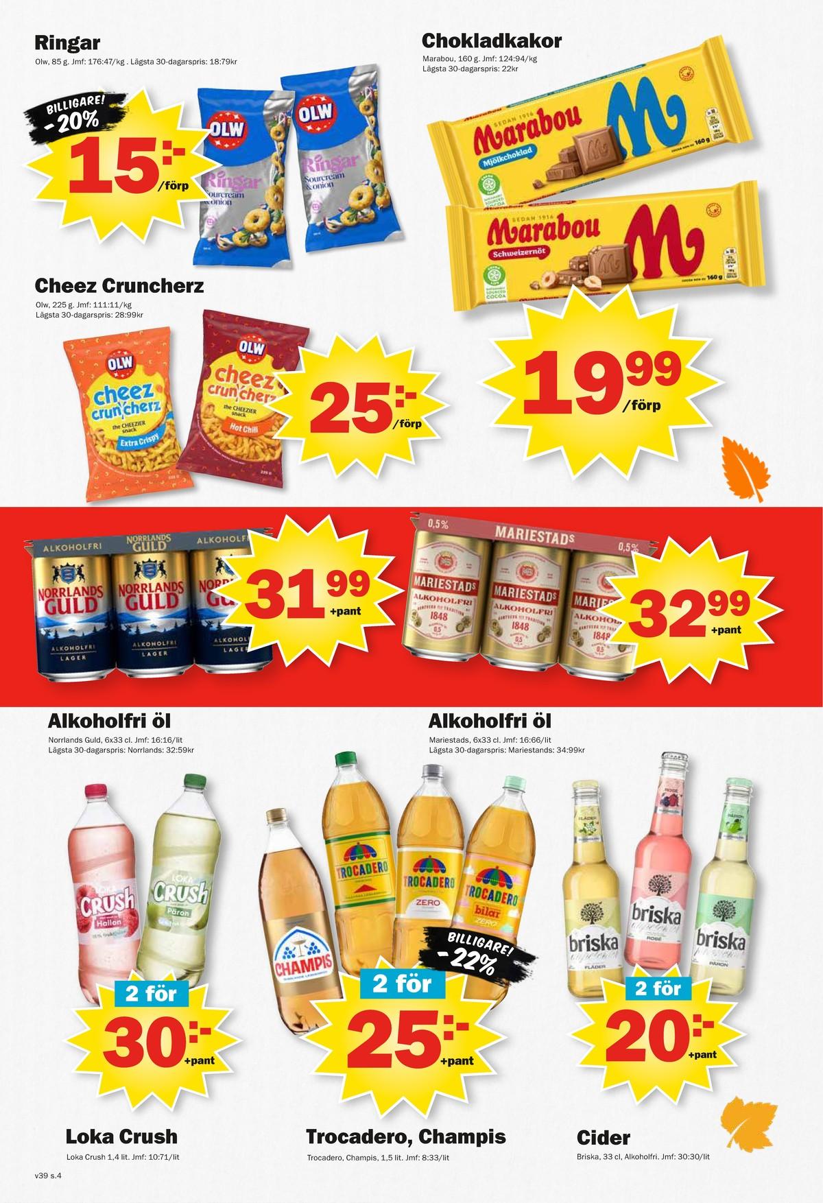 Butik Pekås reklamblad gäller till 27.9.2026 sida 4 Pekås reklamblad sida 4