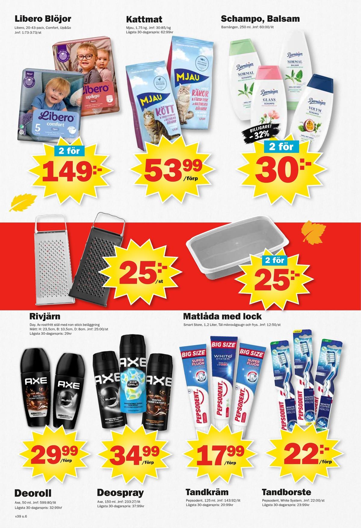 Pekås reklamblad sida 6