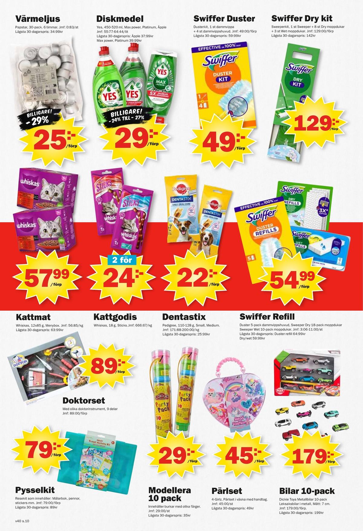 Pekås veckas reklamblad sida 10