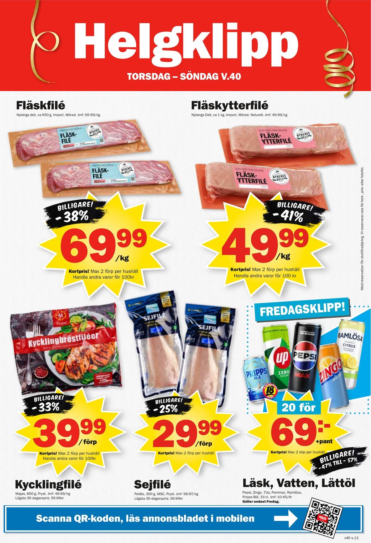 Pekås veckas reklamblad sida 12