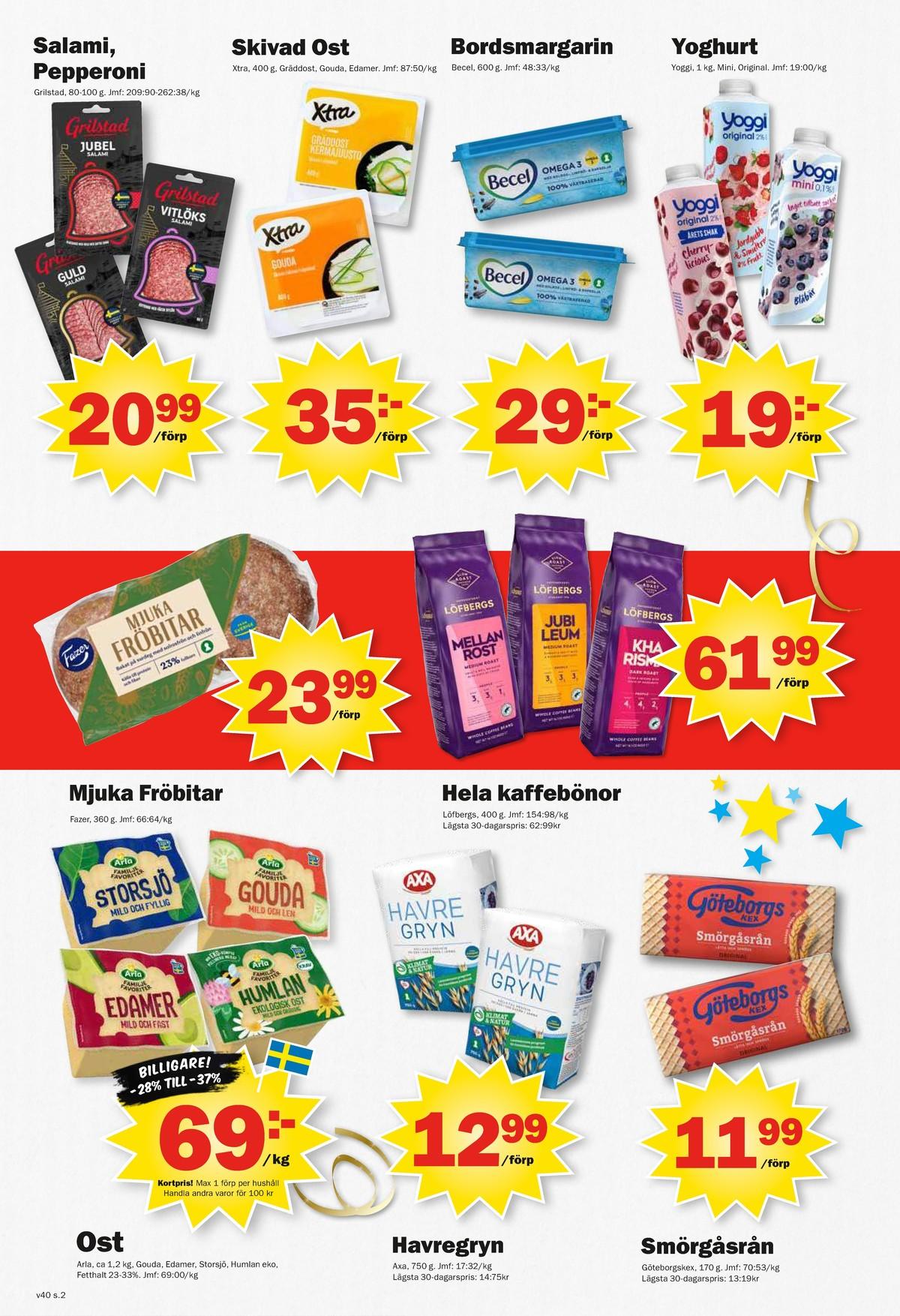 Pekås veckas reklamblad sida 2