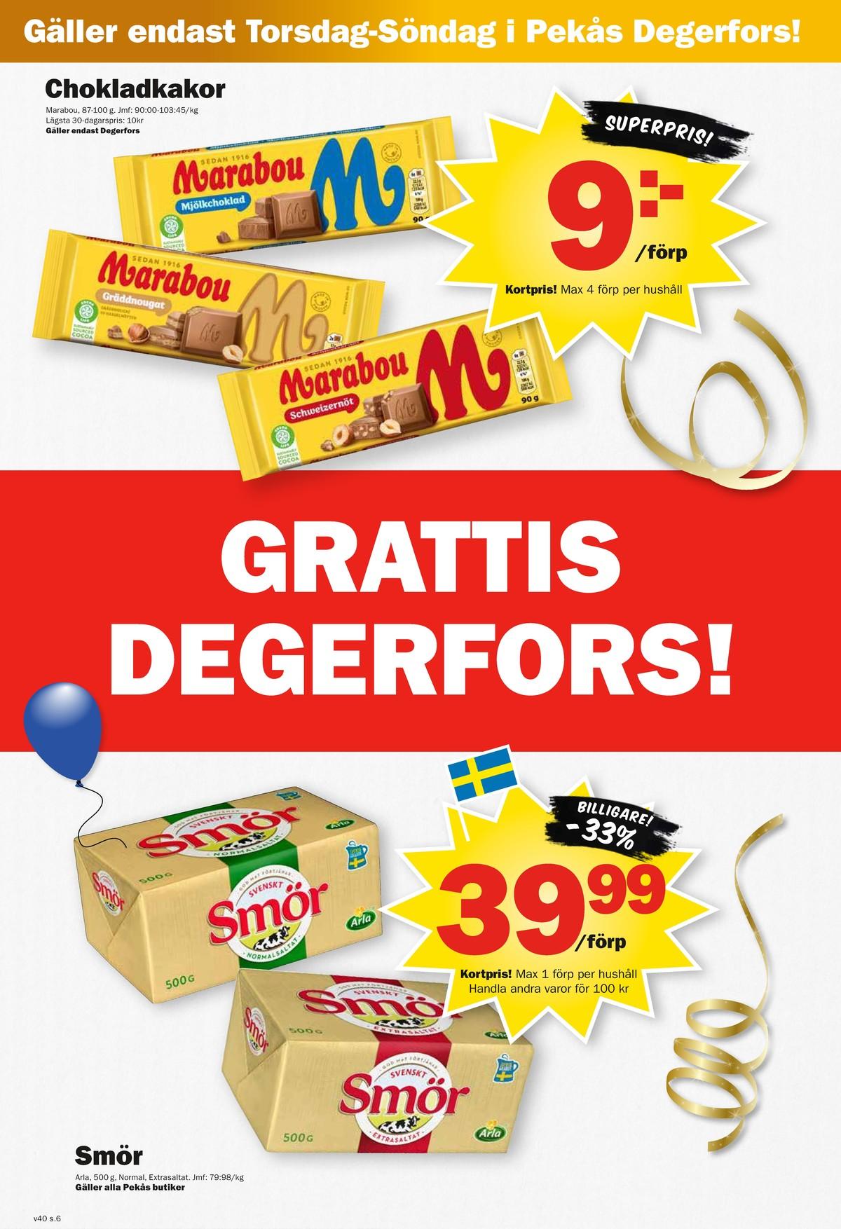 Pekås veckas reklamblad sida 6