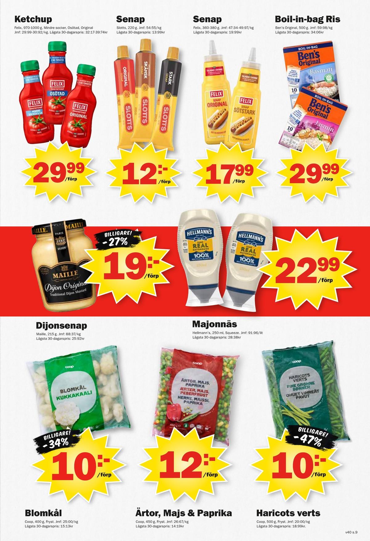 Pekås veckas reklamblad sida 9