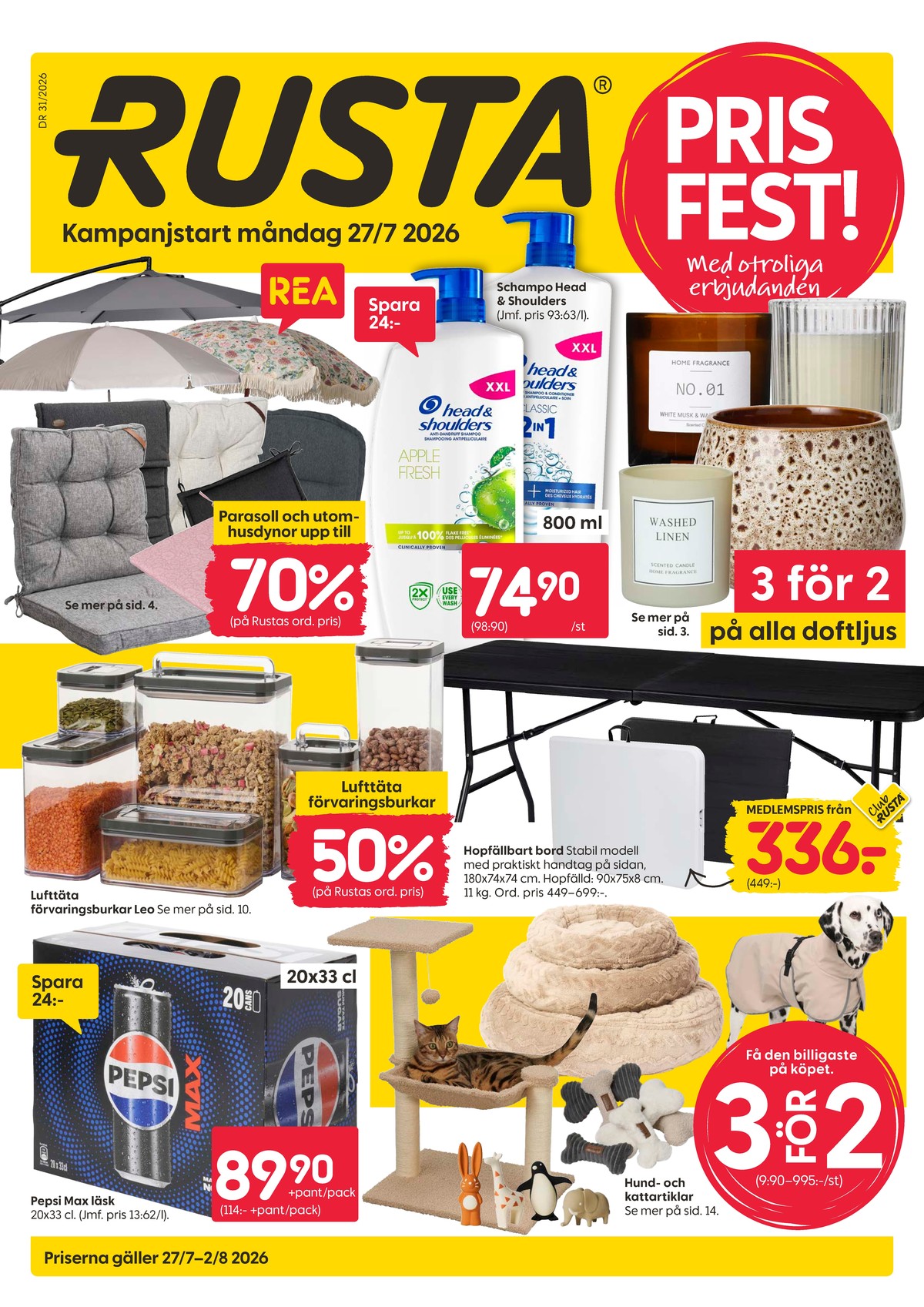 Rusta reklamblad