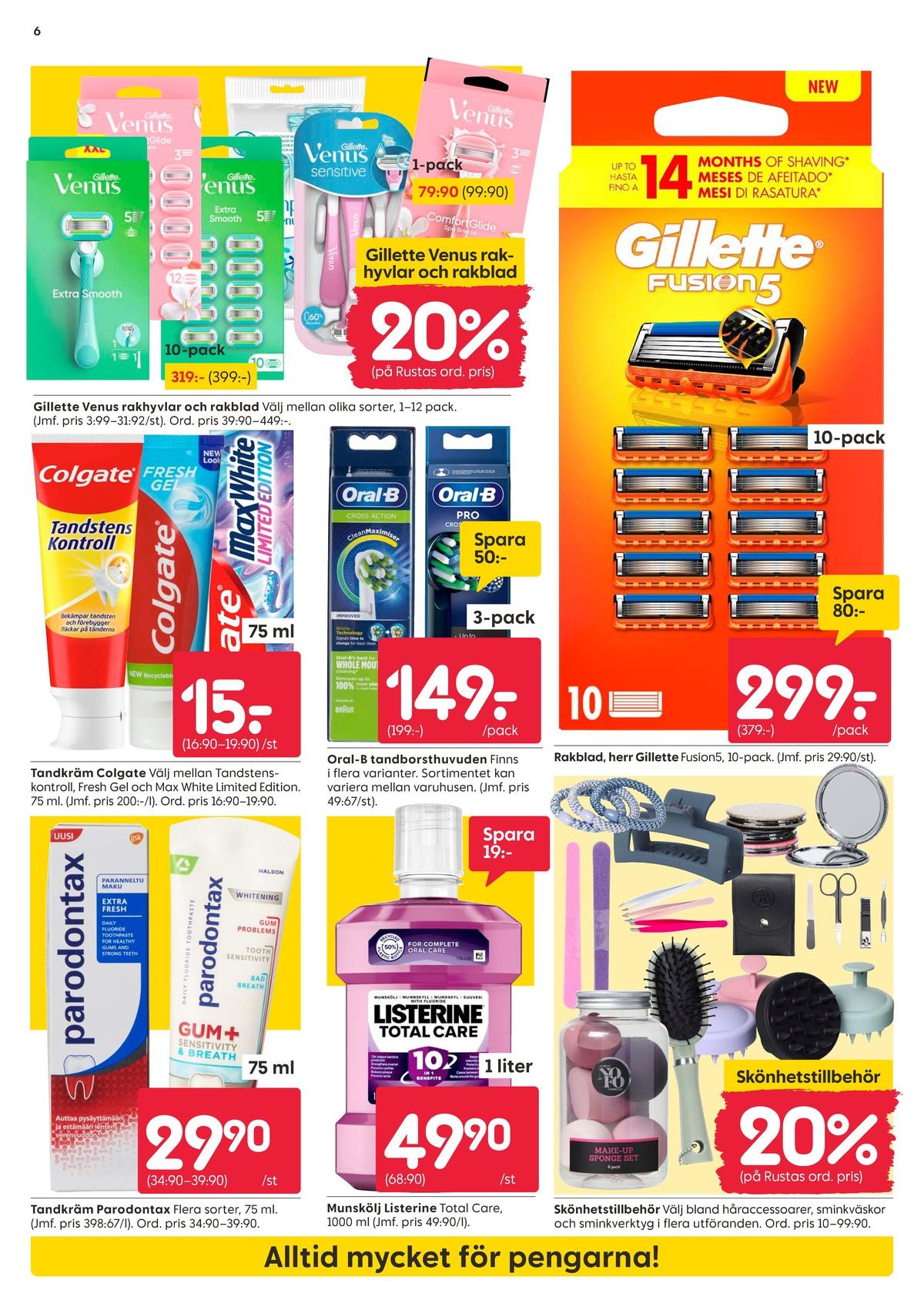 Rusta reklamblad sida 6