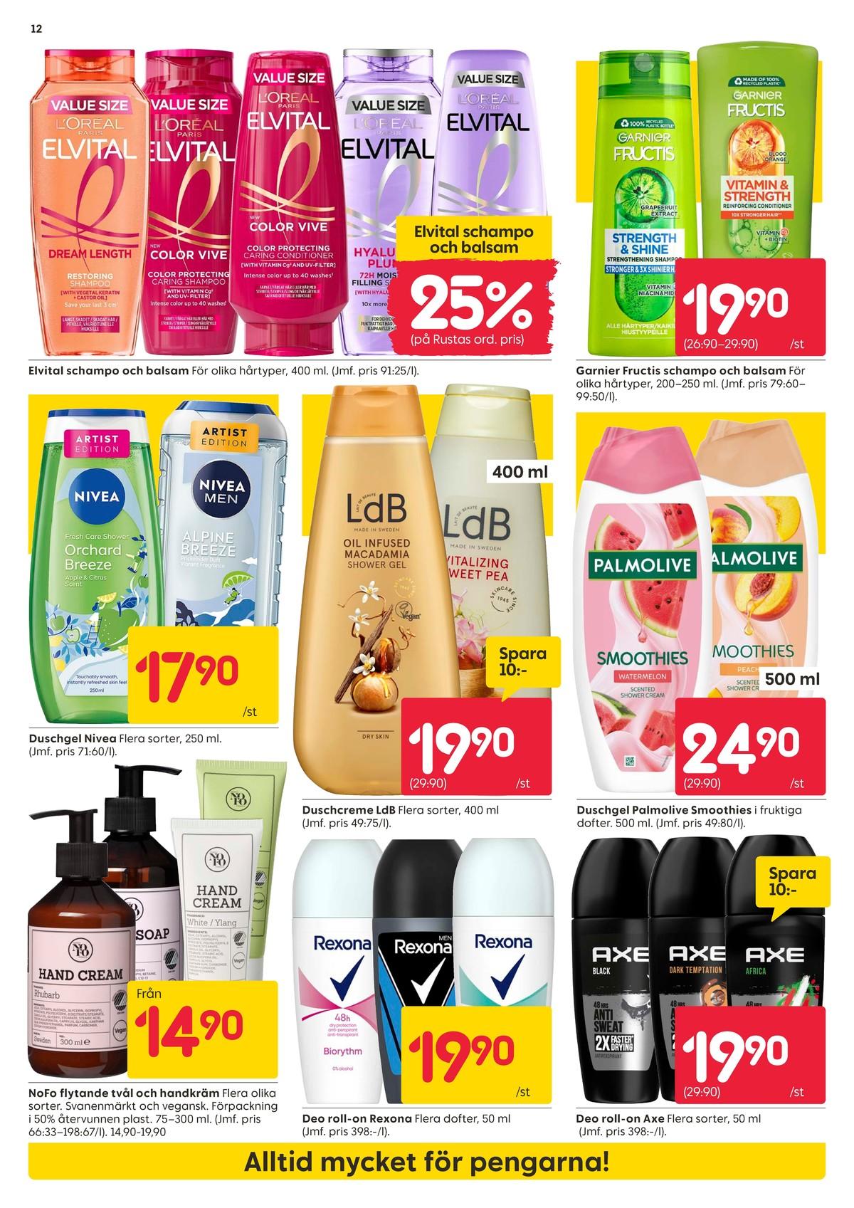 Rusta reklamblad denna vecka gäller till 4.10.2026 sida 12 Rusta reklamblad sida 12