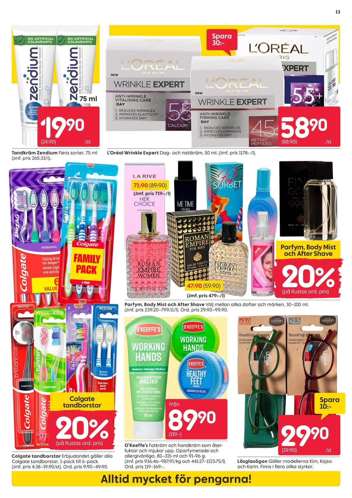 Rusta reklamblad sida 13