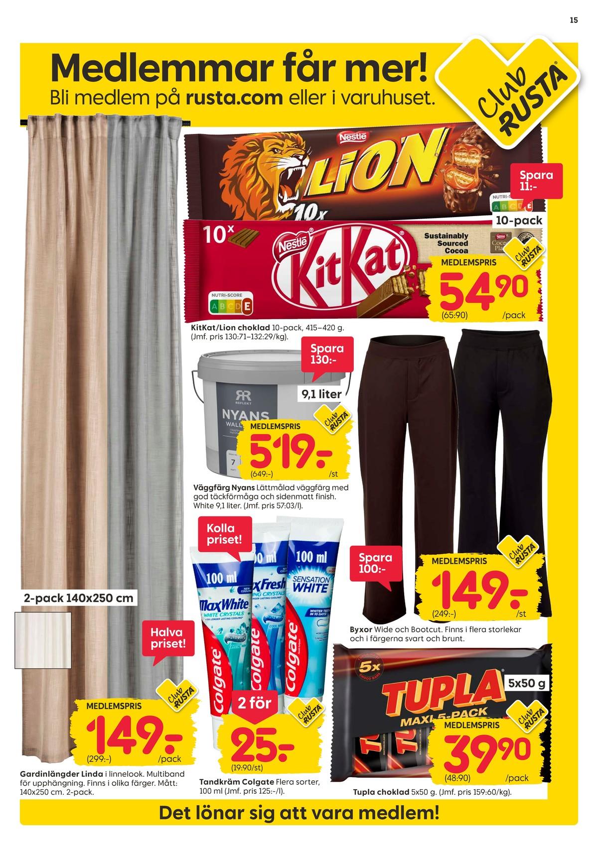 Rusta reklamblad sida 15