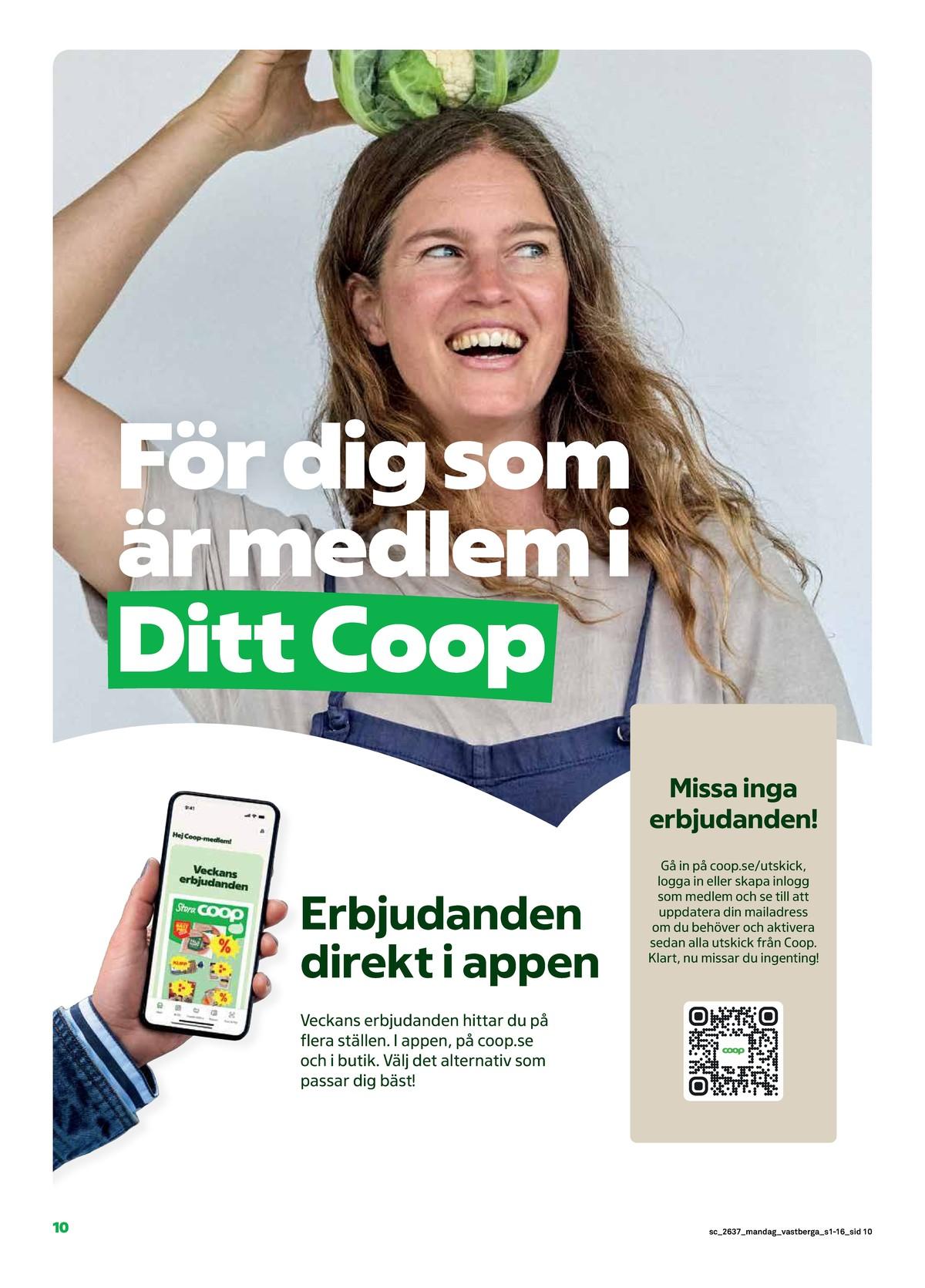 Stora Coop veckas erbjudande gäller till 13.9.2026 sida 10 Stora Coop reklamblad sida 10