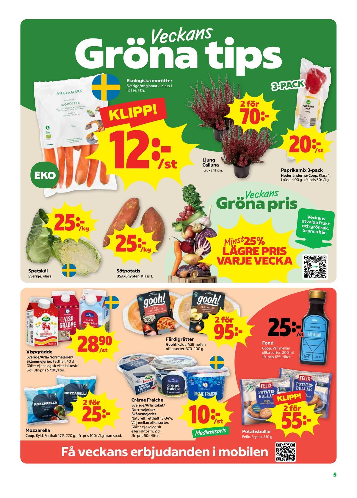 Stora Coop veckas erbjudande gäller till 13.9.2026 sida 5 Stora Coop reklamblad sida 5