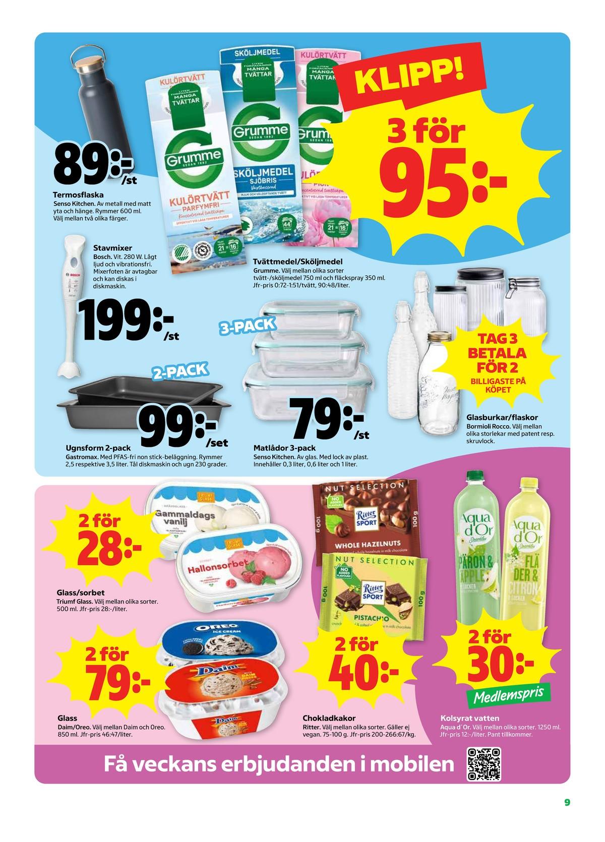 Stora Coop veckas erbjudande gäller till 13.9.2026 sida 9 Stora Coop reklamblad sida 9