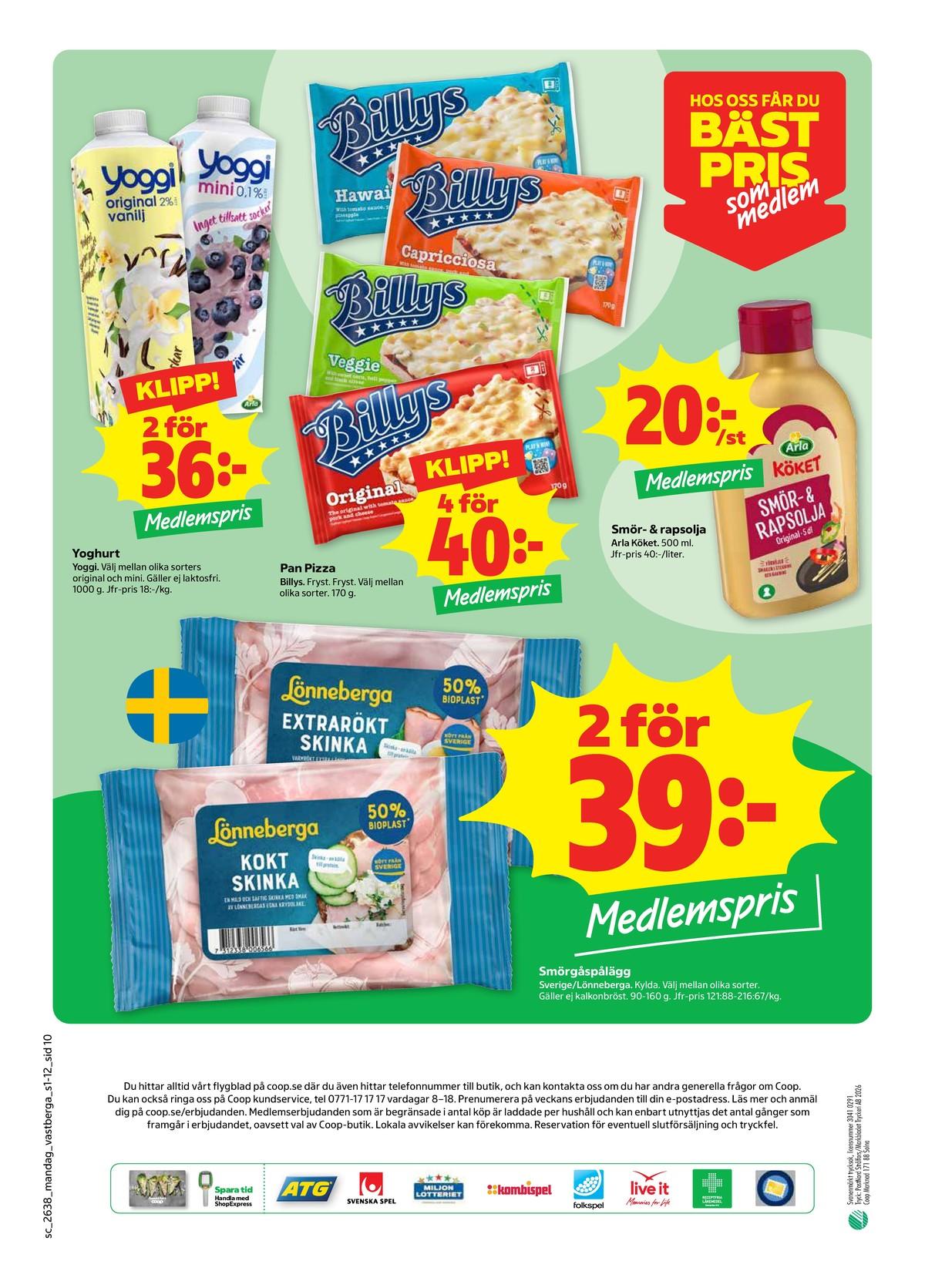 Stora Coop erbjudande nästa vecka gäller till 20.9.2026 sida 10 Stora Coop reklamblad nästa vecka sida 10