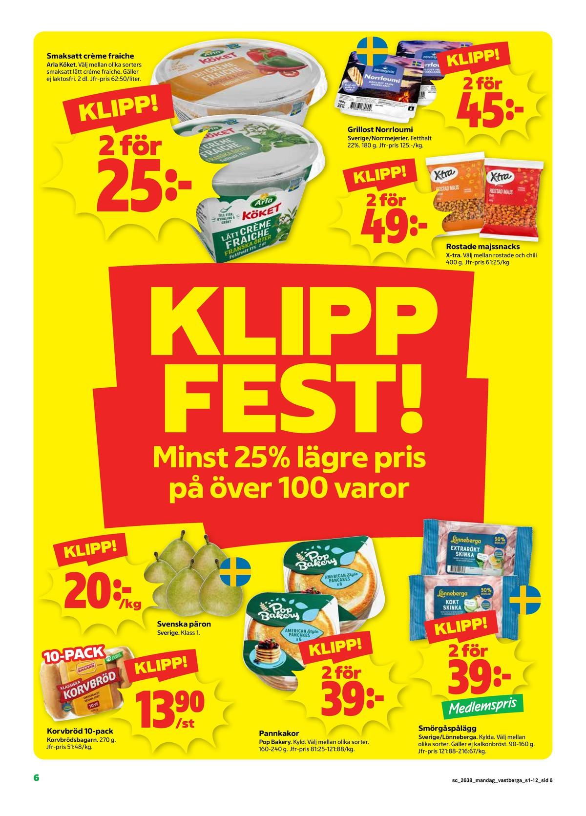 Stora Coop erbjudande nästa vecka gäller till 20.9.2026 sida 6 Stora Coop reklamblad nästa vecka sida 6