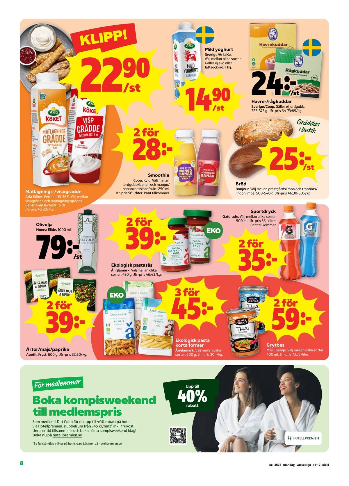 Stora Coop erbjudande nästa vecka gäller till 20.9.2026 sida 8 Stora Coop reklamblad nästa vecka sida 8