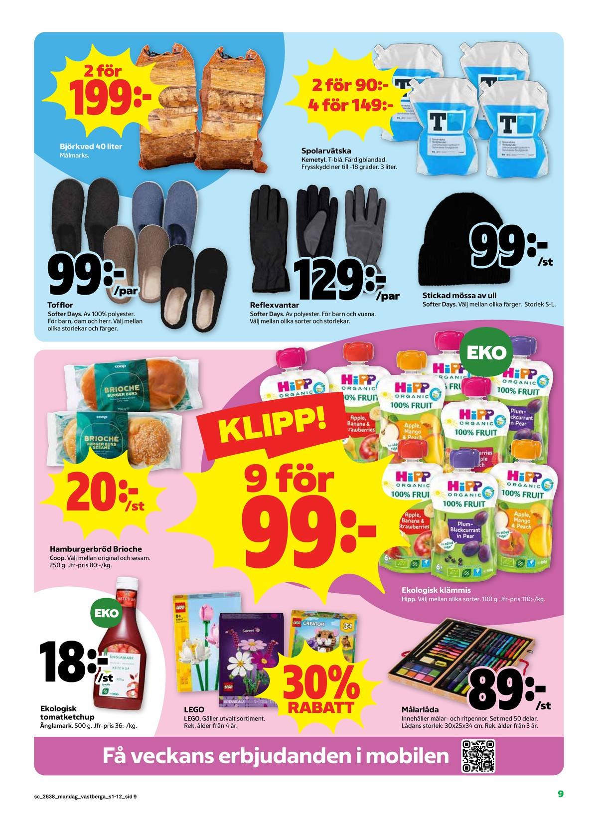 Stora Coop erbjudande nästa vecka gäller till 20.9.2026 sida 9 Stora Coop reklamblad nästa vecka sida 9