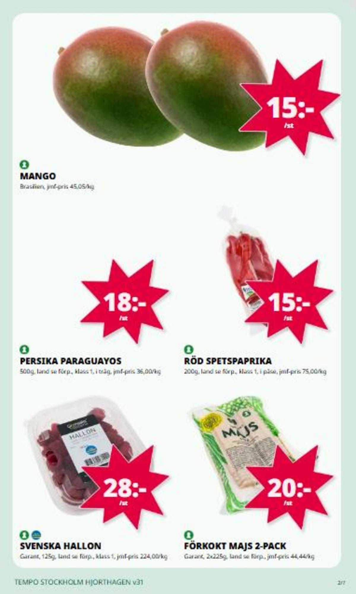 Tempo reklamblad sida 2
