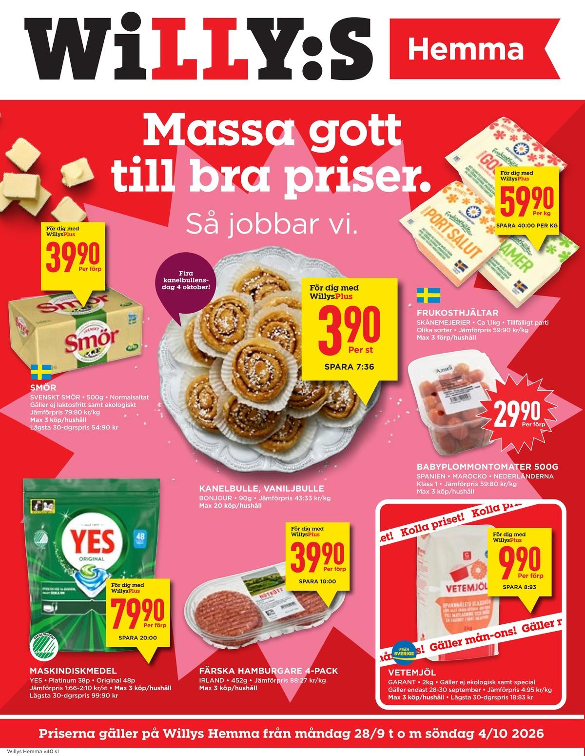 Willys Hemma reklamblad