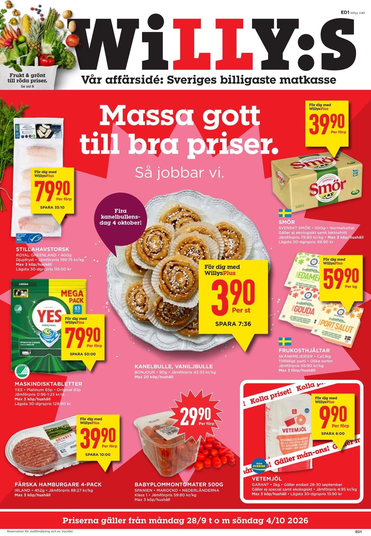 Willys reklamblad