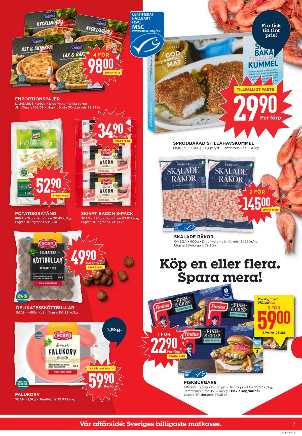 Willys reklamblad nästa vecka sida 7