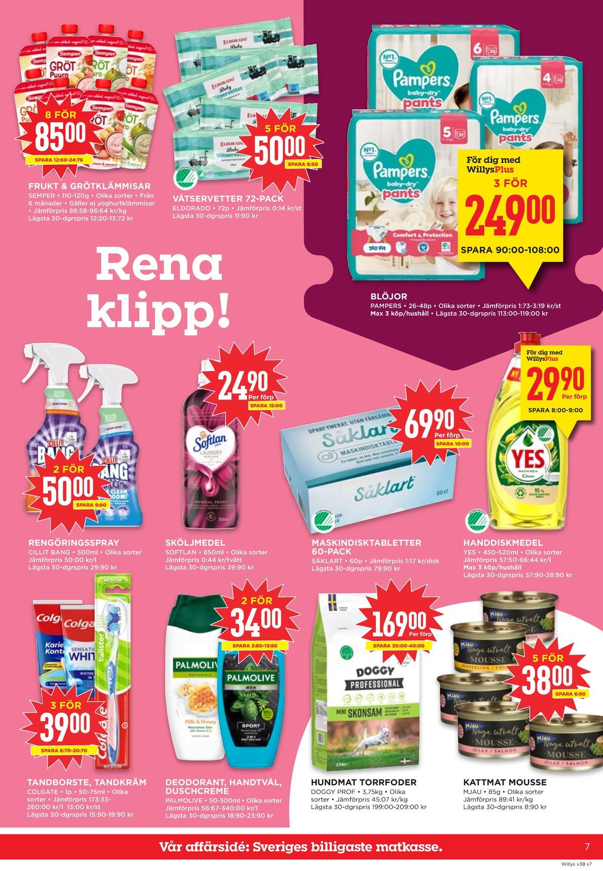 Willys reklamblad från butik Willys sida 7
