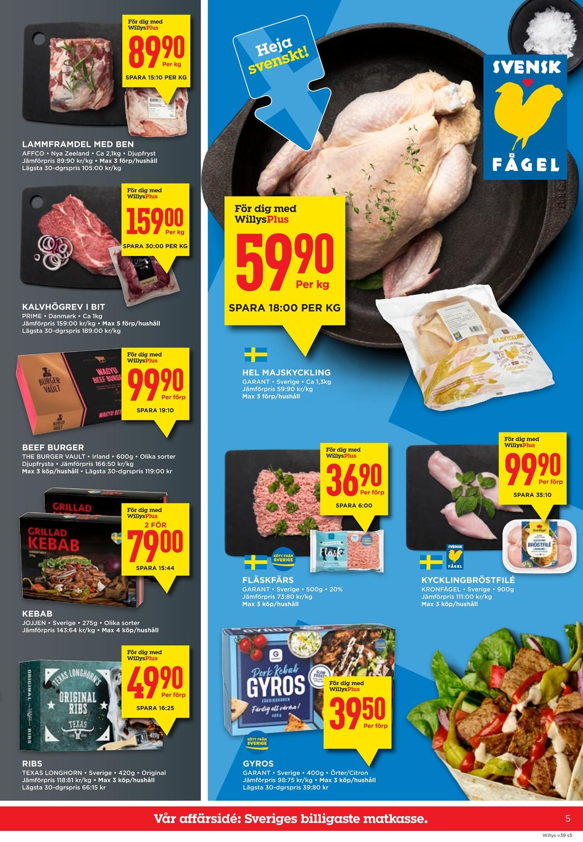 Willys reklamblad nästa vecka sida 5